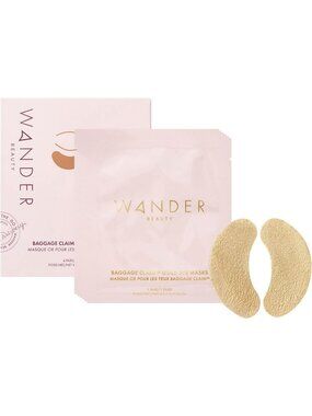 Gold Foil Under Eye Patches - Depuffing & Brightening Mask for Dark Circles (6